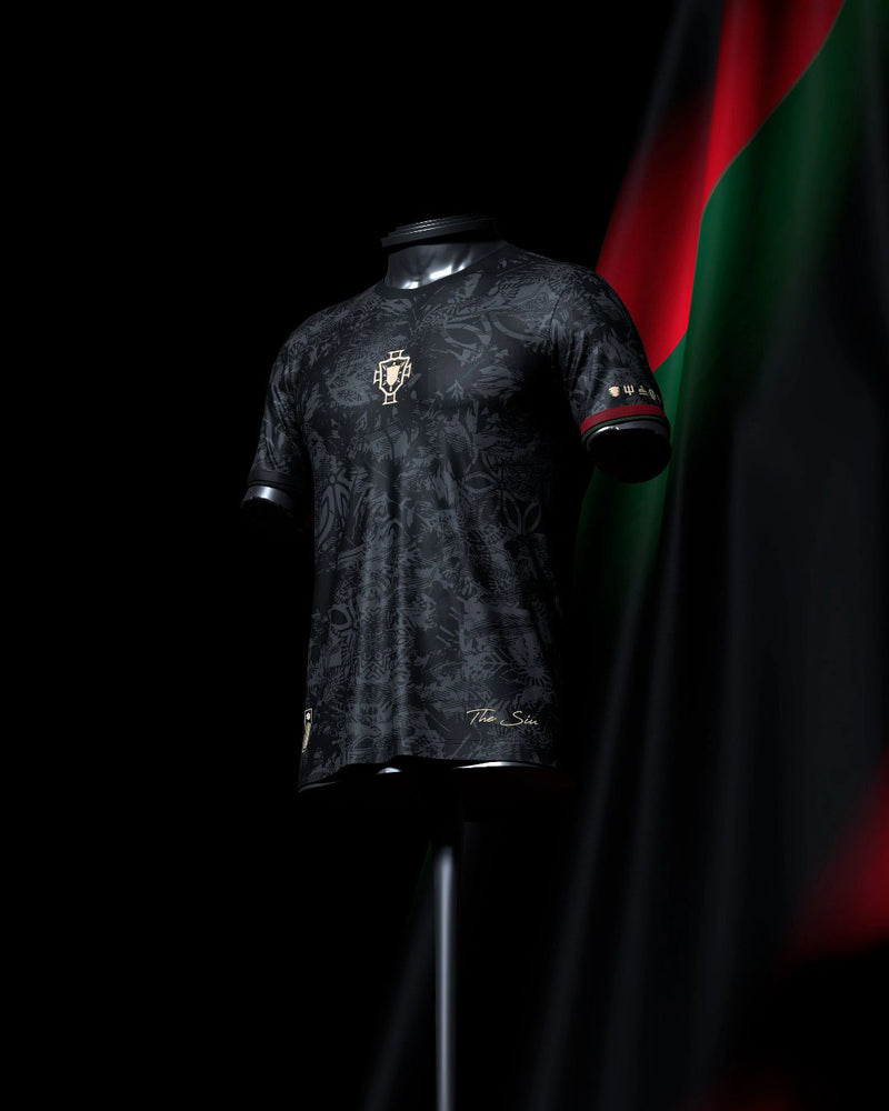 Camisa the Siu Cristiano Ronaldo 7 Preta Comma Football