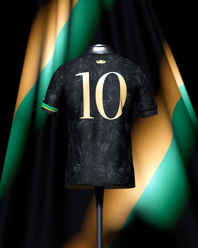 Camisa The prince Neymar Jr 10 Preta Comma Football