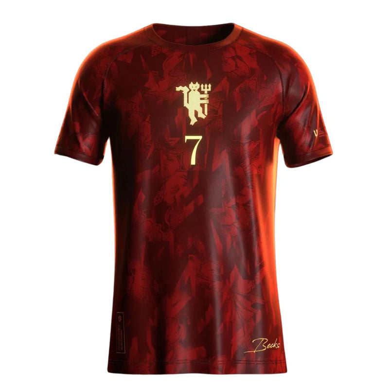 (PRÉ-VENDA) Camisa The Becks "David Beckham" 2024 s/n° Torcedor Masculino - Vermelha